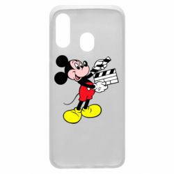 Чехол для Samsung A40 Микки режиссер - PrintSalon