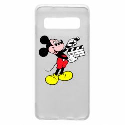 Чехол для Samsung S10 Микки режиссер - PrintSalon
