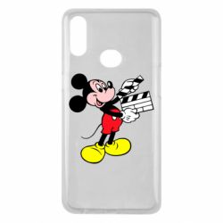 Чехол для Samsung A10s Микки режиссер - PrintSalon