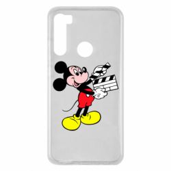 Чехол для Xiaomi Redmi Note 8 Микки режиссер - PrintSalon