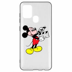 Чехол для Samsung A21s Микки режиссер - PrintSalon