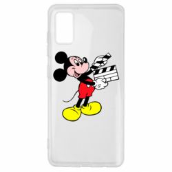 Чехол для Samsung A41 Микки режиссер