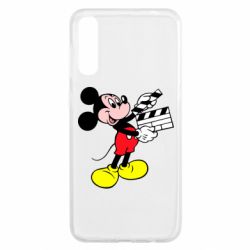 Чехол для Samsung A50 Микки режиссер - PrintSalon
