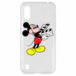 Чехол для Samsung A01/M01 Микки режиссер - PrintSalon