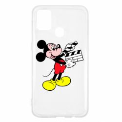 Чехол для Samsung M31 Микки режиссер - PrintSalon