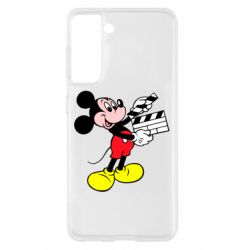 Чехол для Samsung S21 Микки режиссер