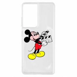 Чехол для Samsung S21 Ultra Микки режиссер - PrintSalon