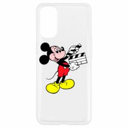 Чехол для Oppo Reno 4 Микки режиссер - PrintSalon