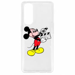 Чехол для Oppo Reno 4 Pro Микки режиссер - PrintSalon