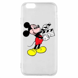 Чехол для iPhone 6/6S Микки режиссер - PrintSalon