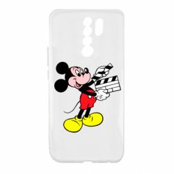 Чехол для Xiaomi Redmi 9 Микки режиссер - PrintSalon