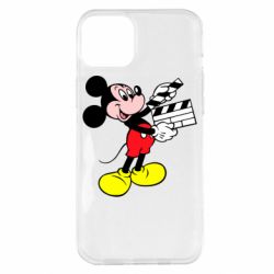 Чехол для iPhone 14 Plus Микки режиссер - PrintSalon