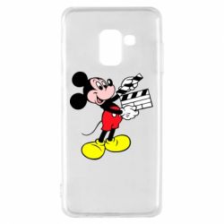 Чехол для Samsung A8 2018 Микки режиссер - PrintSalon