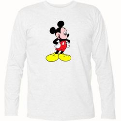 Футболка з довгим рукавом Міккі - PrintSalon