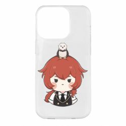 Чехол для iPhone 14 Pro Милый Дилюк