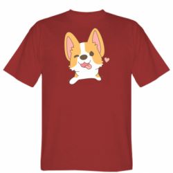 Мужская футболка Stedman Милый корги - PrintSalon