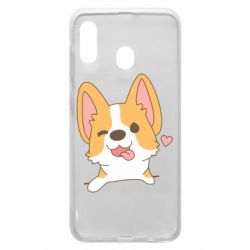 Чехол для Samsung A30 Милый корги - PrintSalon