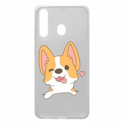 Чехол для Samsung A60 Милый корги - PrintSalon