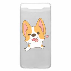Чехол для Samsung A80 Милый корги - PrintSalon