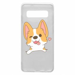 Чехол для Samsung S10 Милый корги - PrintSalon