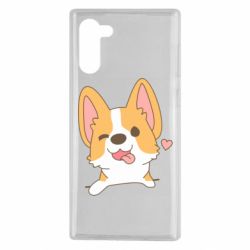 Чехол для Samsung Note 10 Милый корги - PrintSalon