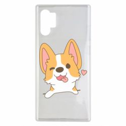 Чехол для Samsung Note 10 Plus Милый корги - PrintSalon