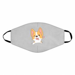 Маска многоразовая Милый корги - PrintSalon