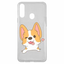 Чехол для Samsung A20s Милый корги - PrintSalon