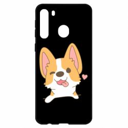 Чехол для Samsung A21 Милый корги - PrintSalon