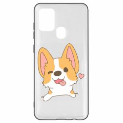 Чехол для Samsung A21s Милый корги - PrintSalon