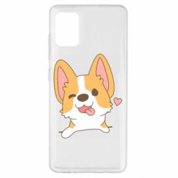 Чехол для Samsung A51 Милый корги - PrintSalon