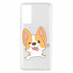 Чехол для Huawei P Smart 2021 Милый корги - PrintSalon