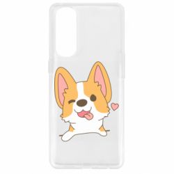Чехол для Oppo Reno 4 Pro Милый корги - PrintSalon