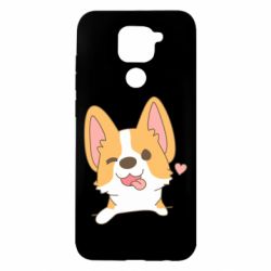 Чехол для Xiaomi Redmi Note 9/Redmi 10X Милый корги - PrintSalon