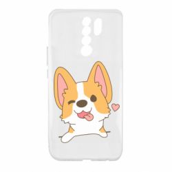 Чехол для Xiaomi Redmi 9 Милый корги - PrintSalon