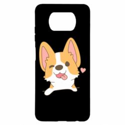 Чехол для Xiaomi Poco X3 Милый корги - PrintSalon