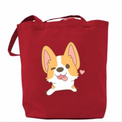 Эко-сумка Милый корги - PrintSalon