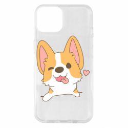 Чехол для iPhone 14 Милый корги - PrintSalon