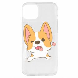 Чехол для iPhone 14 Plus Милый корги - PrintSalon
