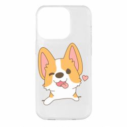 Чехол для iPhone 14 Pro Милый корги - PrintSalon