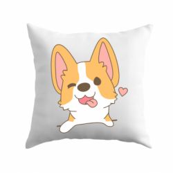 Подушка Милый корги - PrintSalon