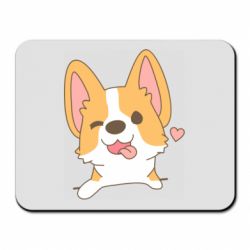 Коврик для мыши Милый корги - PrintSalon