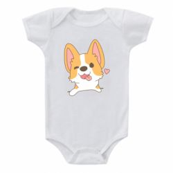 Детский бодик Милый корги - PrintSalon