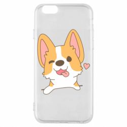 Чехол для iPhone 6/6S Милый корги - PrintSalon