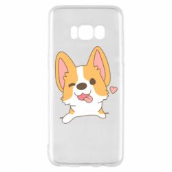 Чехол для Samsung S8 Милый корги - PrintSalon