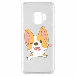 Чехол для Samsung S9 Милый корги - PrintSalon