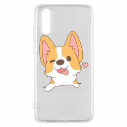 Чехол для Huawei P20 Милый корги - PrintSalon