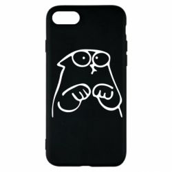 Чехол для iPhone SE 2022 Милый Кот Саймона - PrintSalon