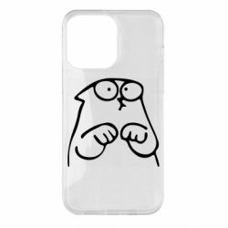 Чехол для iPhone 14 Pro Max Милый Кот Саймона - PrintSalon