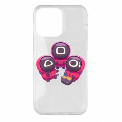 Чехол для iPhone 14 Pro Max Милые солдаты из игры в кальмара - PrintSalon